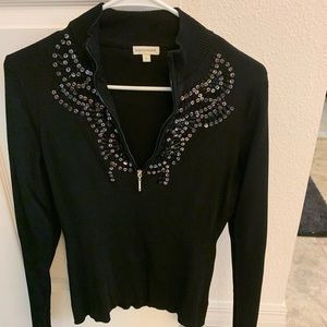Boston Proper Embellished Sweater